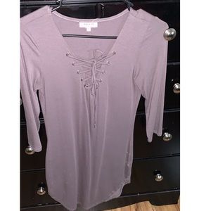 Grey skin tight dress